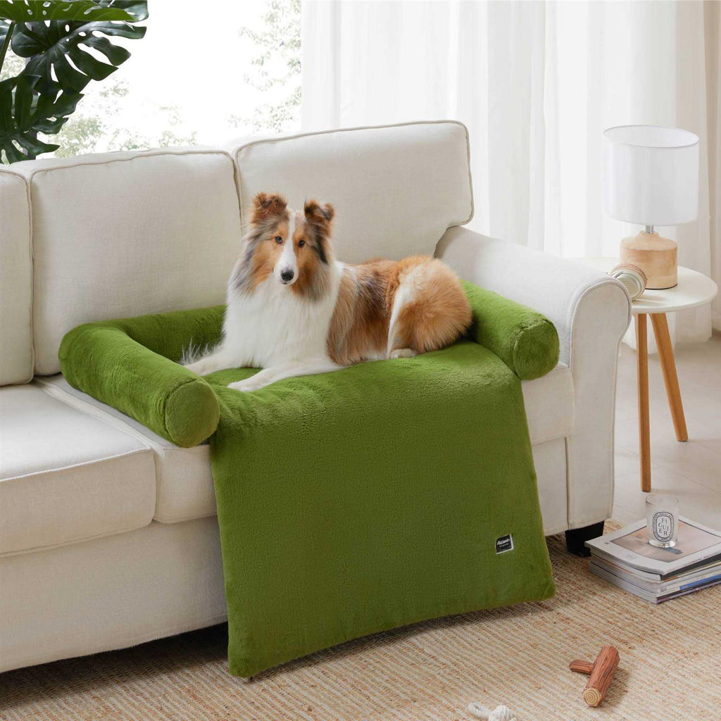 Faux Fur Dog Sofa Cover I644210
