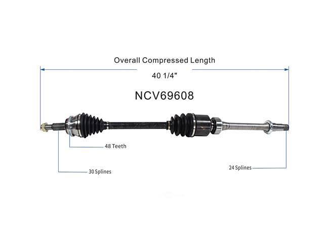 CV Axle Assembly X74140