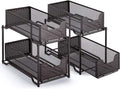 2 Tier Under Sink Cabinet Organizer with Sliding Drawer T223120