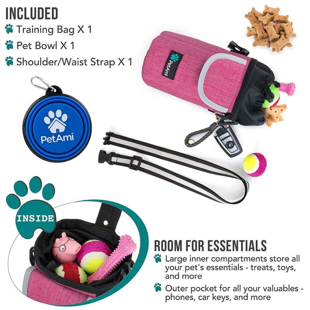 Dog Treat Pouch with Pocket W127