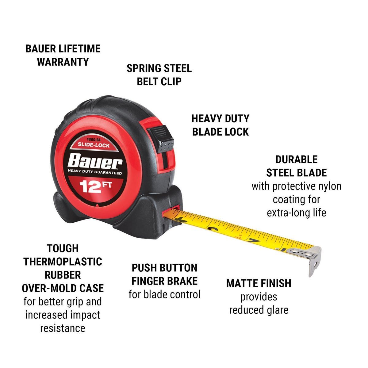 12 ft. x 5/8 in. Tape Measure E401