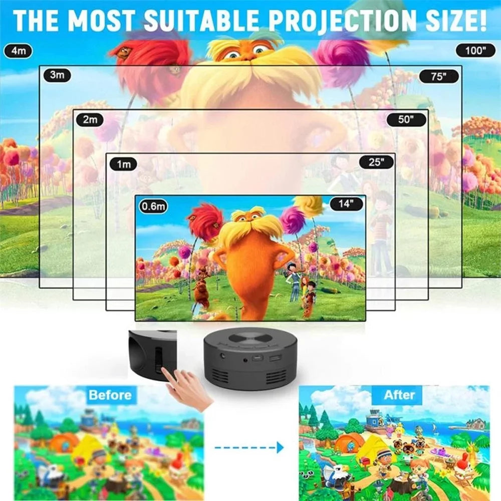 1080p Mini Projector X56042