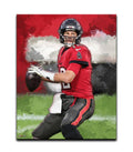 Tom Brady Tampa Bay Buccaneers 16 x 20 Gallery Stretch Canvas K770709