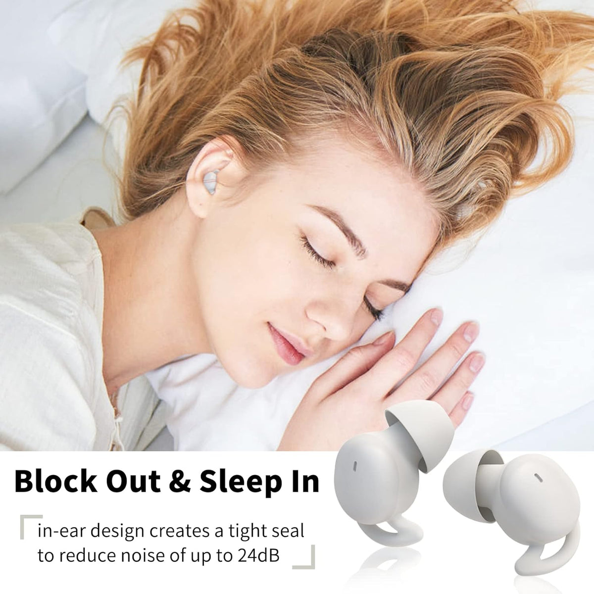 True Wireless Noise Blocking Bluetooth Sleep Earbuds H6943