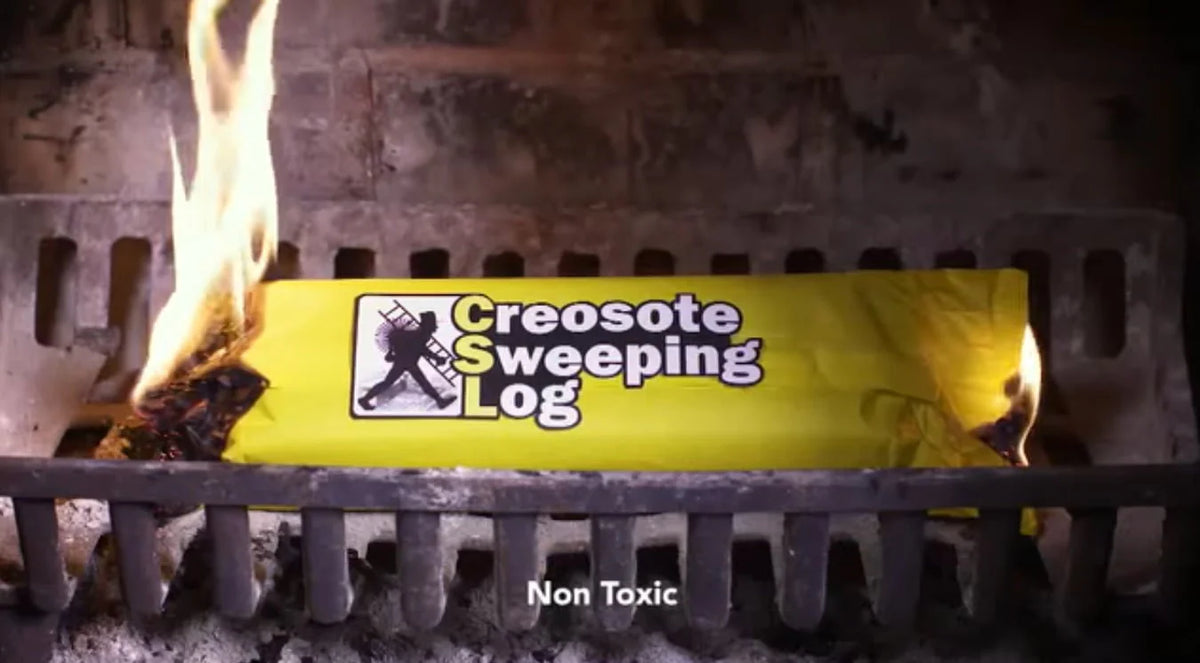 Creosote Sweeping Log for Fireplaces and Woodstoves W3551