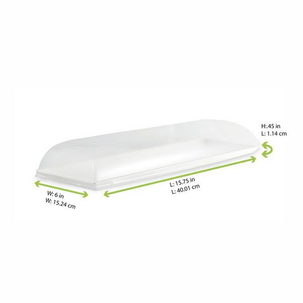 Rectangular Sugarcane Tray Pack of 100 T698548