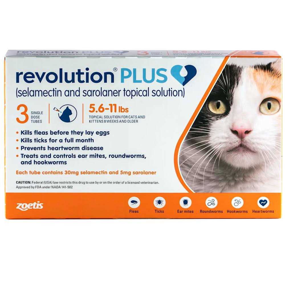 Orange for Cats 5.6 to 11 lb (1 month) G142