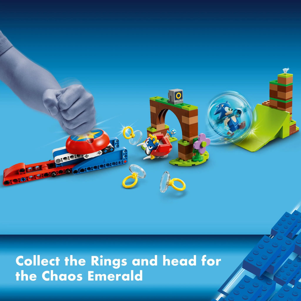 Sonic Building Toy Set with Speed Sphere Launcher and 3 Figures A367