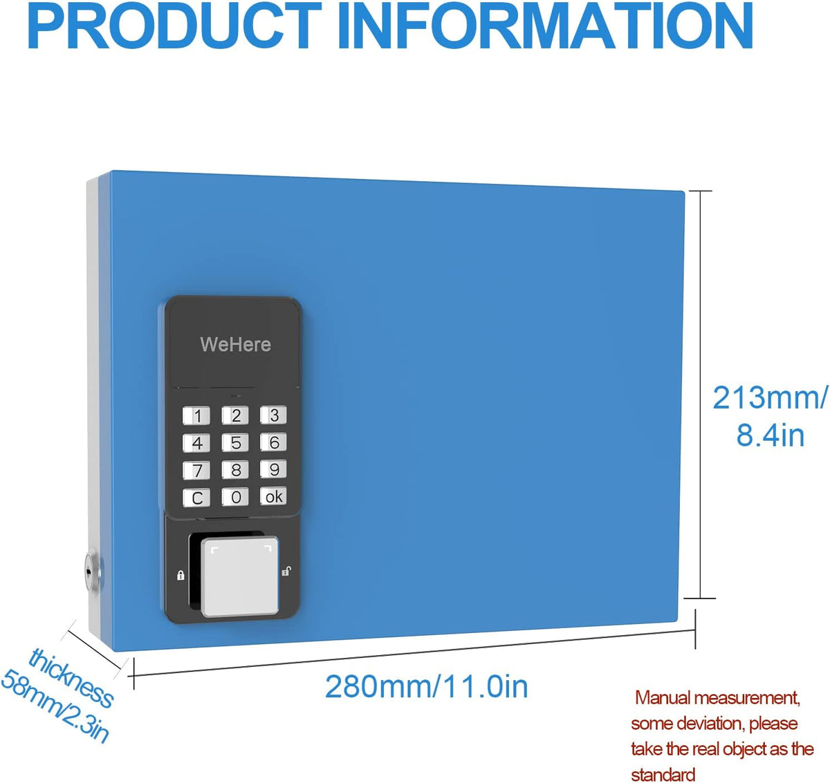 Metal Key Lock Box with Combination Lock Y829