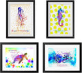 Pink Sea Animals Canvas Wall Art Z823770