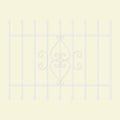 White 9-Bar Window Guard C315024
