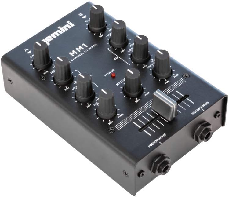 2-Channel DJ Podcast Mixer with Cross-Fader C5133