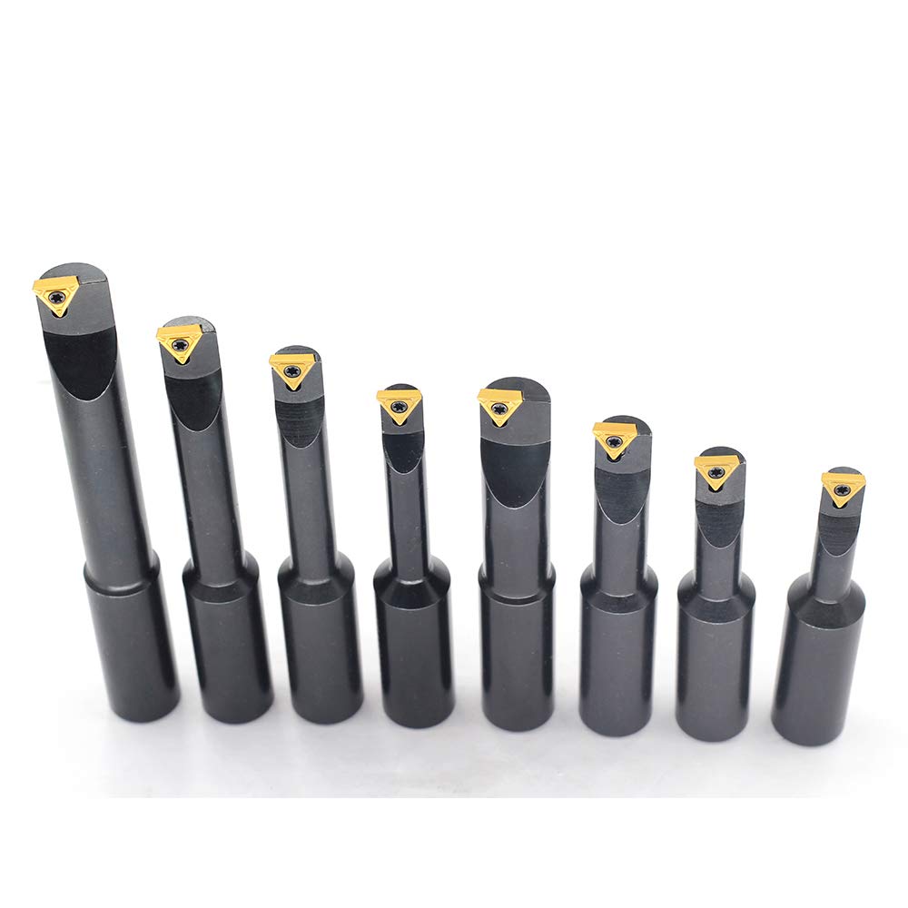3/4 Shank Indexable Boring Bars 8 Pieces/Set with Carbide Inserts U867