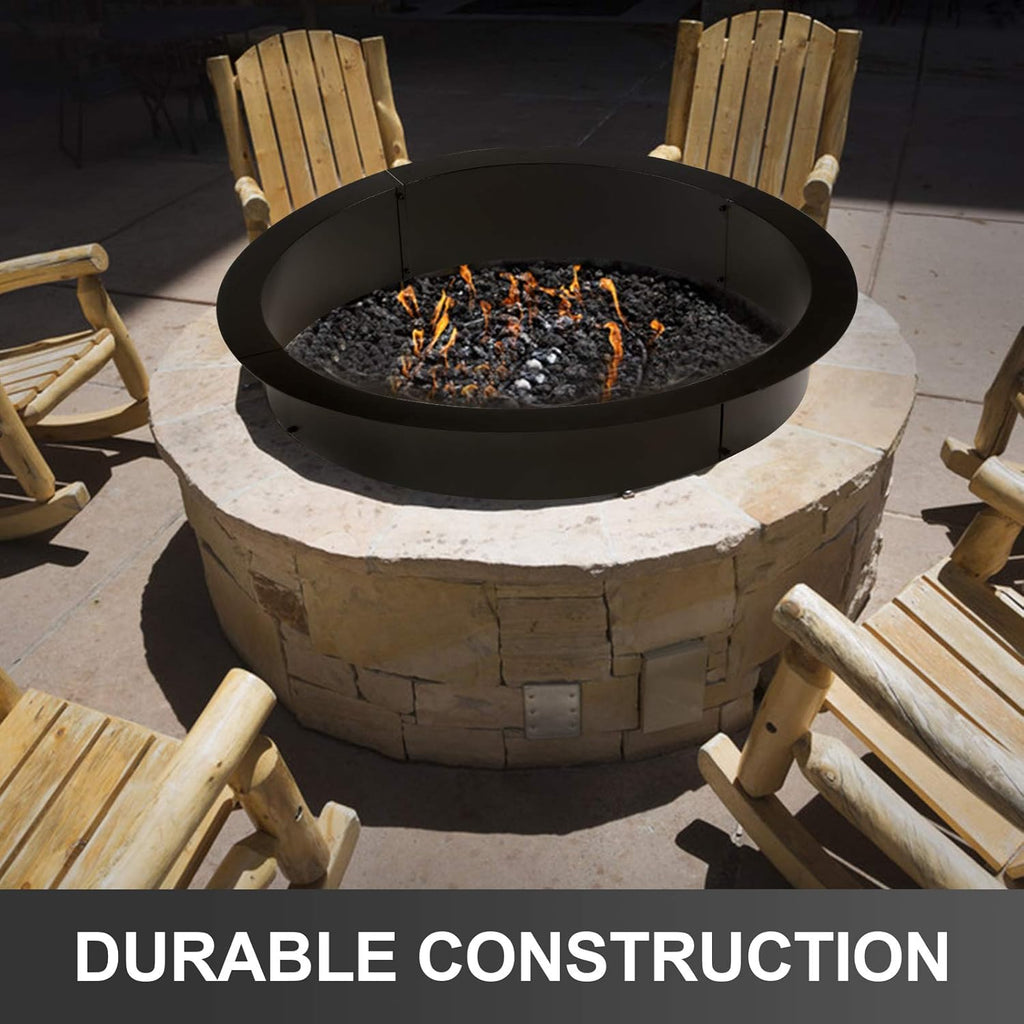 42 Inch Fire Pit Ring Heavy 2mm Steel W281