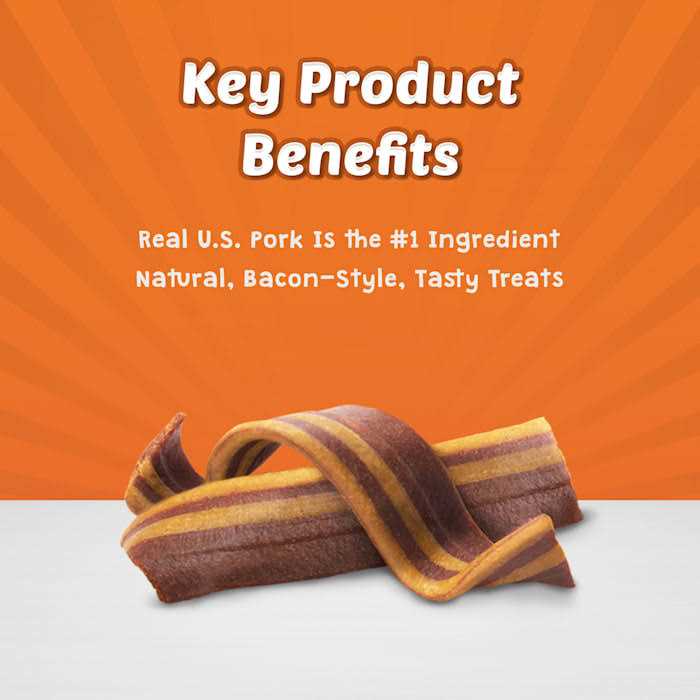 Bacon-Style Dog Treats Y2361