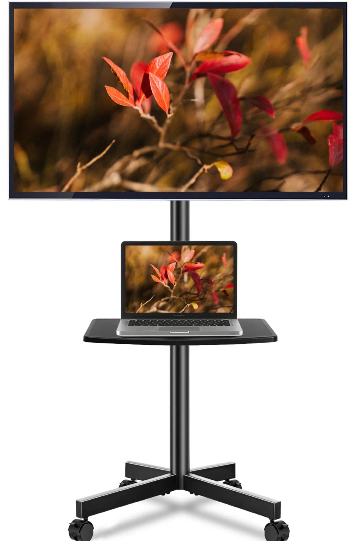 Modern Rolling TV Stand for 32 to 60 inch Flat Panel TVs Z63571