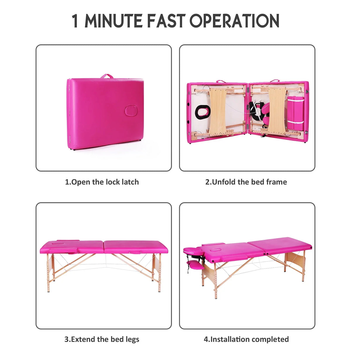 Portable Adjustable Height Massage Table 496LB X304