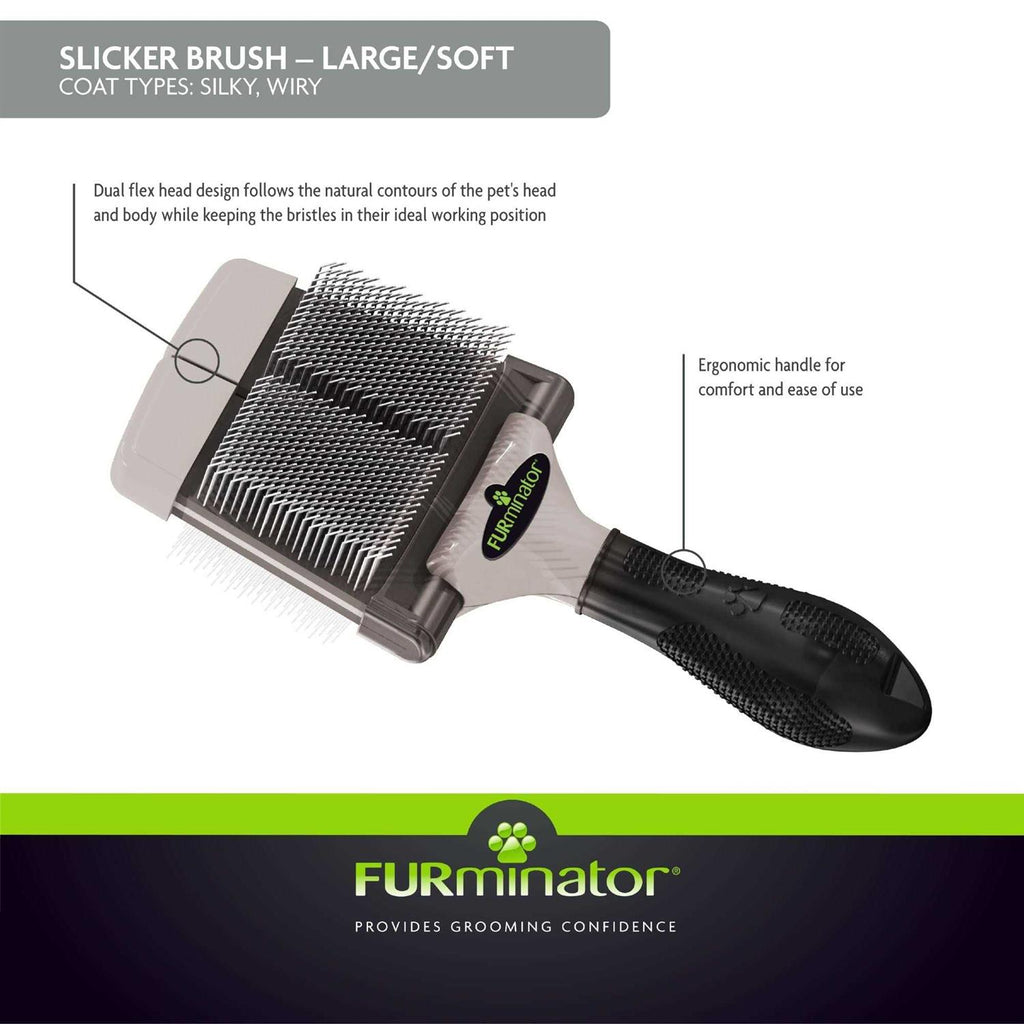 Large Soft Slicker Brush P18445