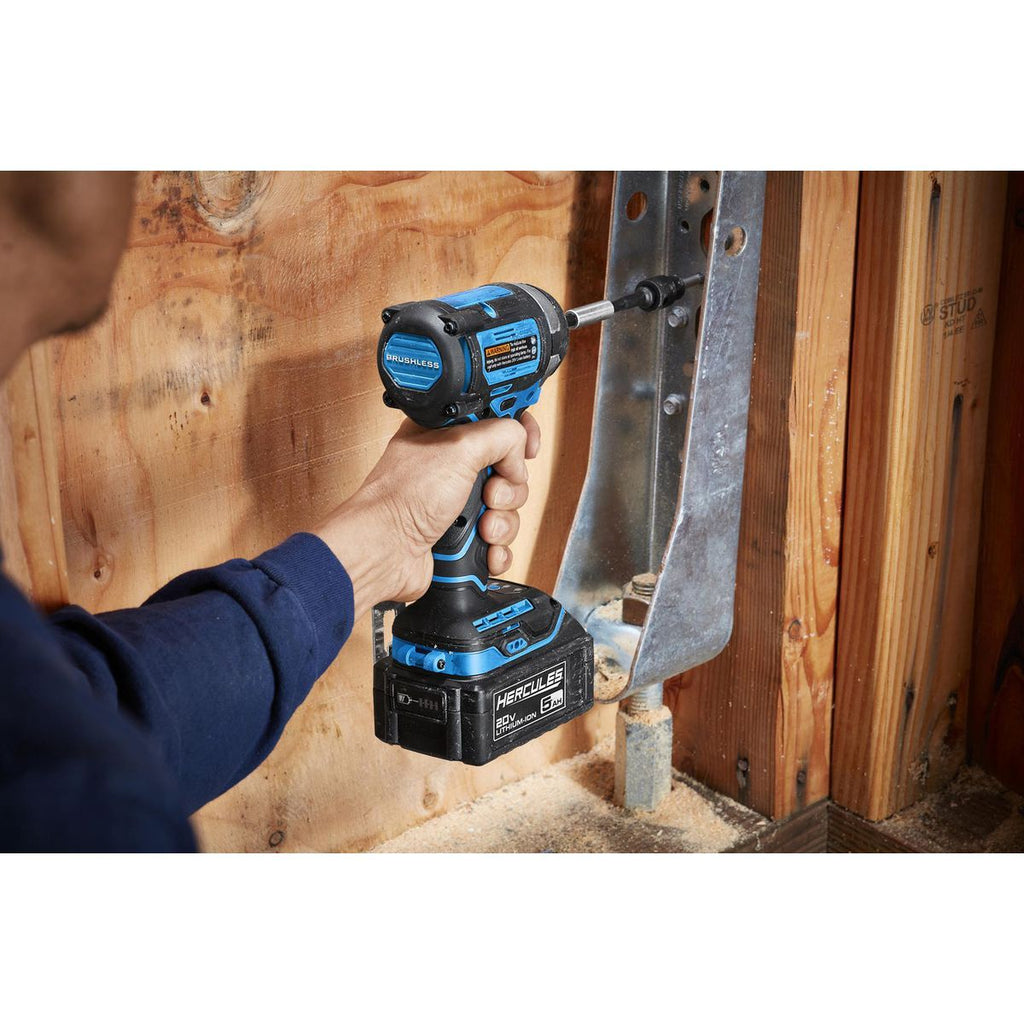 20V Brushless Cordless 1/4 in. Compact 3-Speed Impact Driver L805037