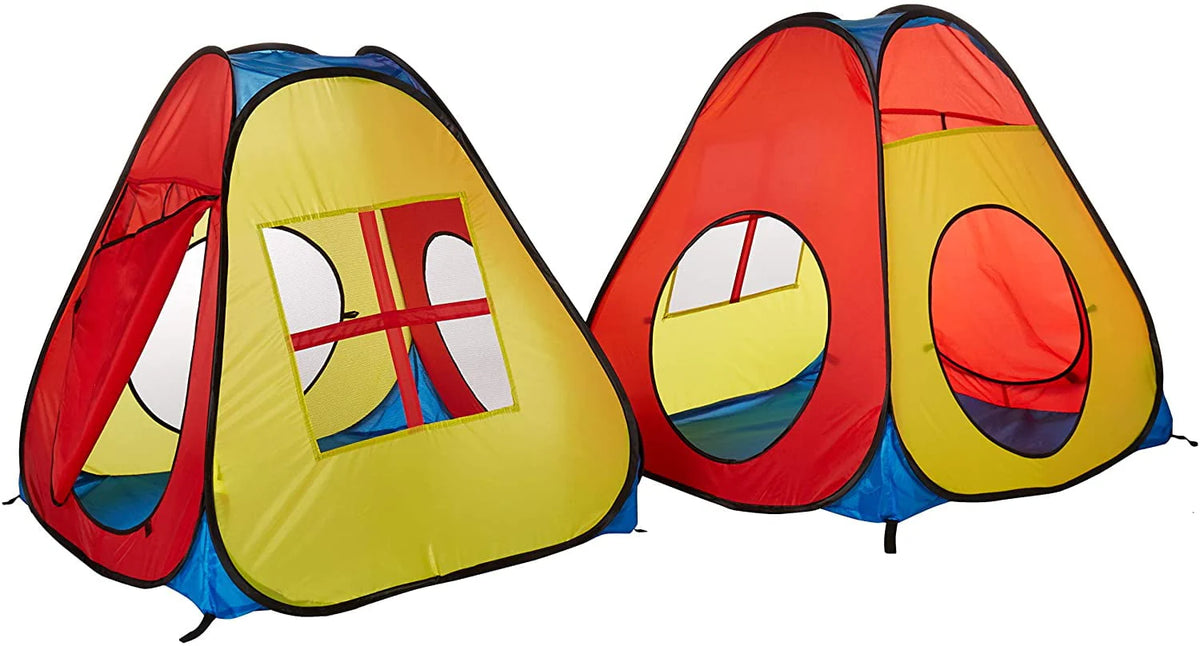 8 in 1 Pop Up Children Play Tent House with 4 Tunnel J30695