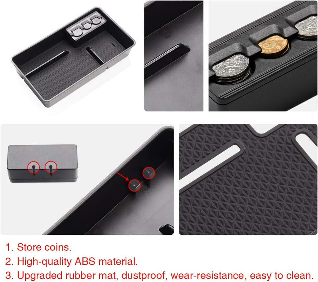 Console Armrest Storage Organizer Insert Tray Pack of 2 S709816