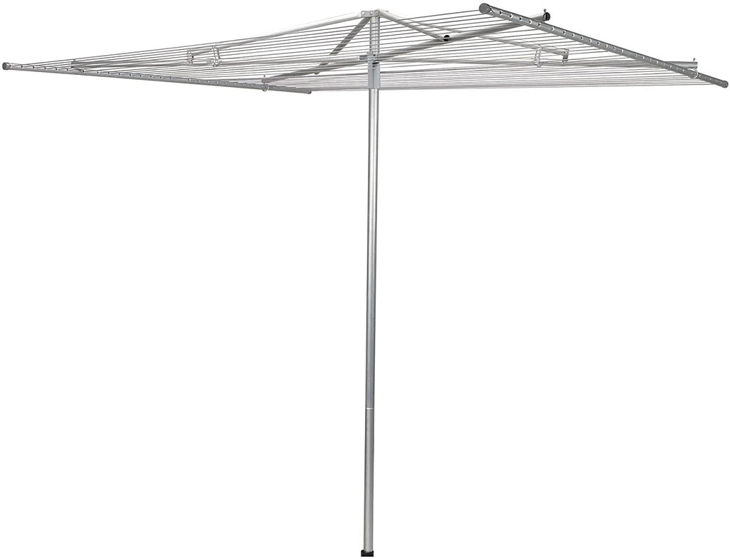 Rotary Outdoor Umbrella Drying Rack 30-Lines with 182 ft. Clothesline Y8112