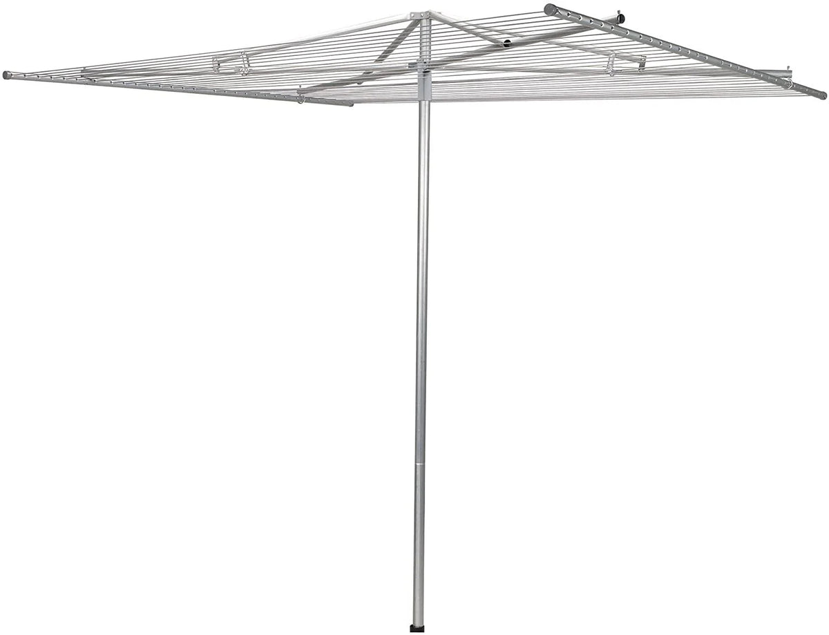 Rotary Outdoor Umbrella Drying Rack 30-Lines with 182 ft. Clothesline Y8112