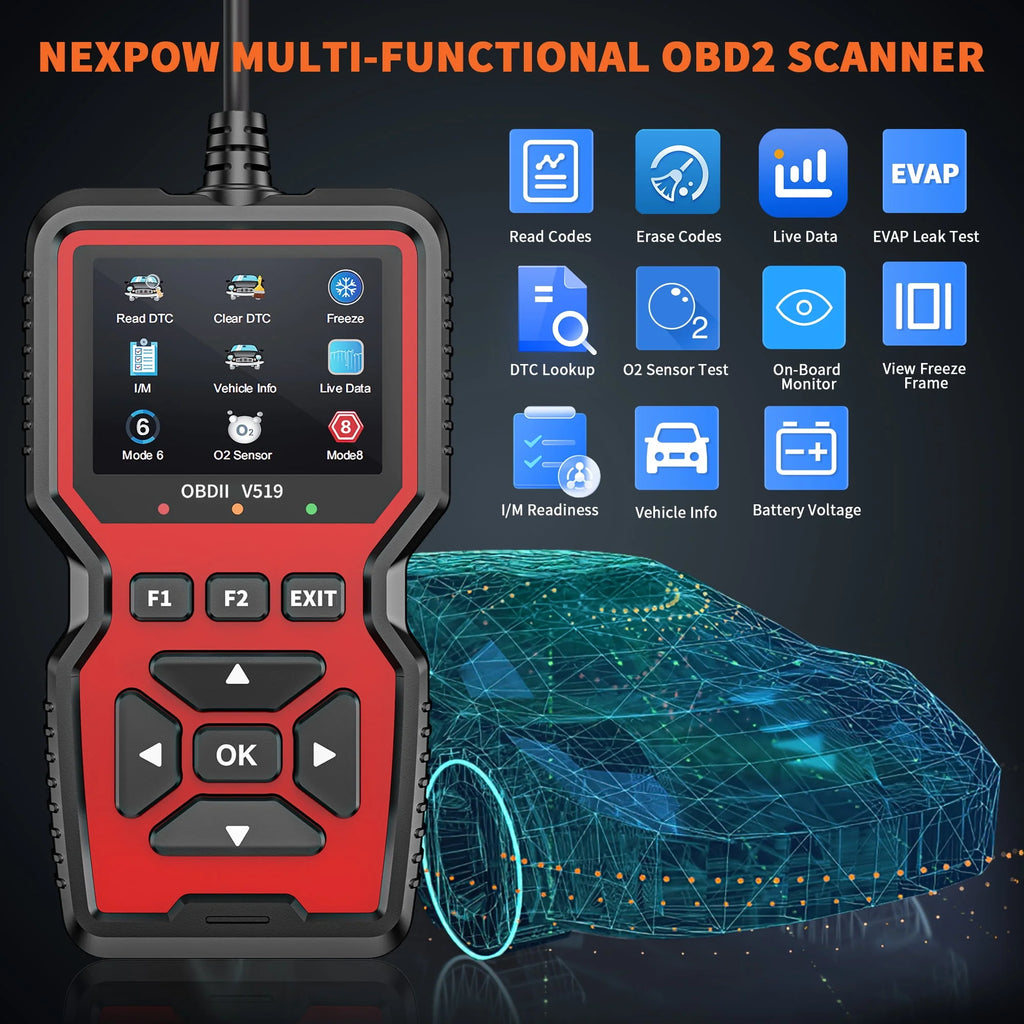OBD2 Scanner Car Code Reader Diagnostic Tool M58390