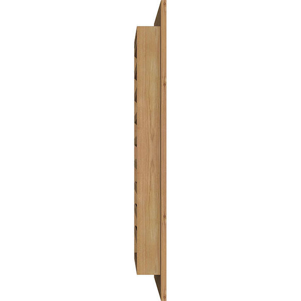 Unfinished Functional Vertical Gable Vent P8084