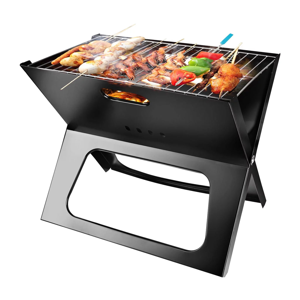 Foldable Charcoal Stainless Steel BBQ Grill P3177