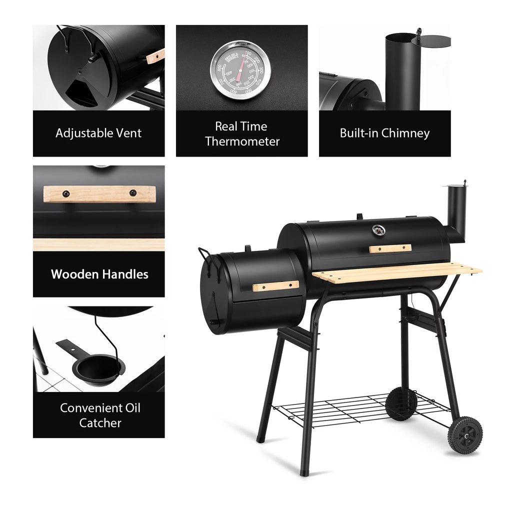 Charcoal BBQ Grill Smoker G62013