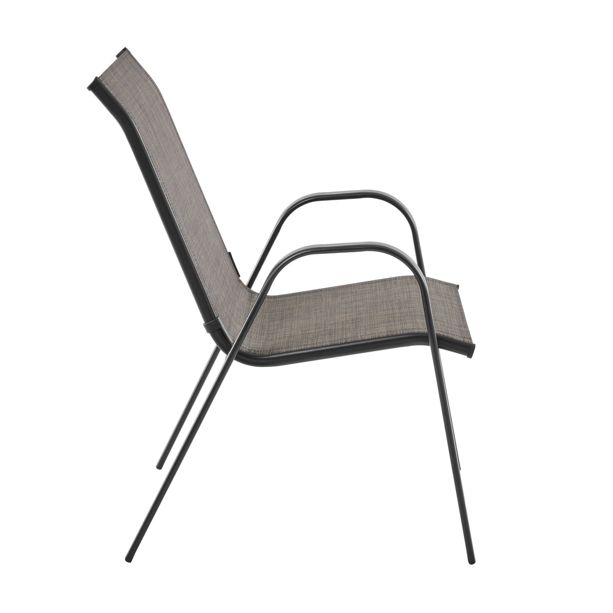 Steel Stacking Chair 1 Pack Grey A107