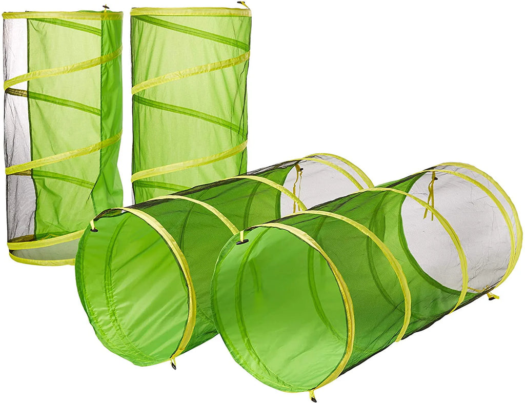 8 in 1 Pop Up Children Play Tent House with 4 Tunnel J30695