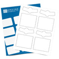 Beer Bottle Labels, 100 Sheets, Weatherproof Polyester Laser L5394