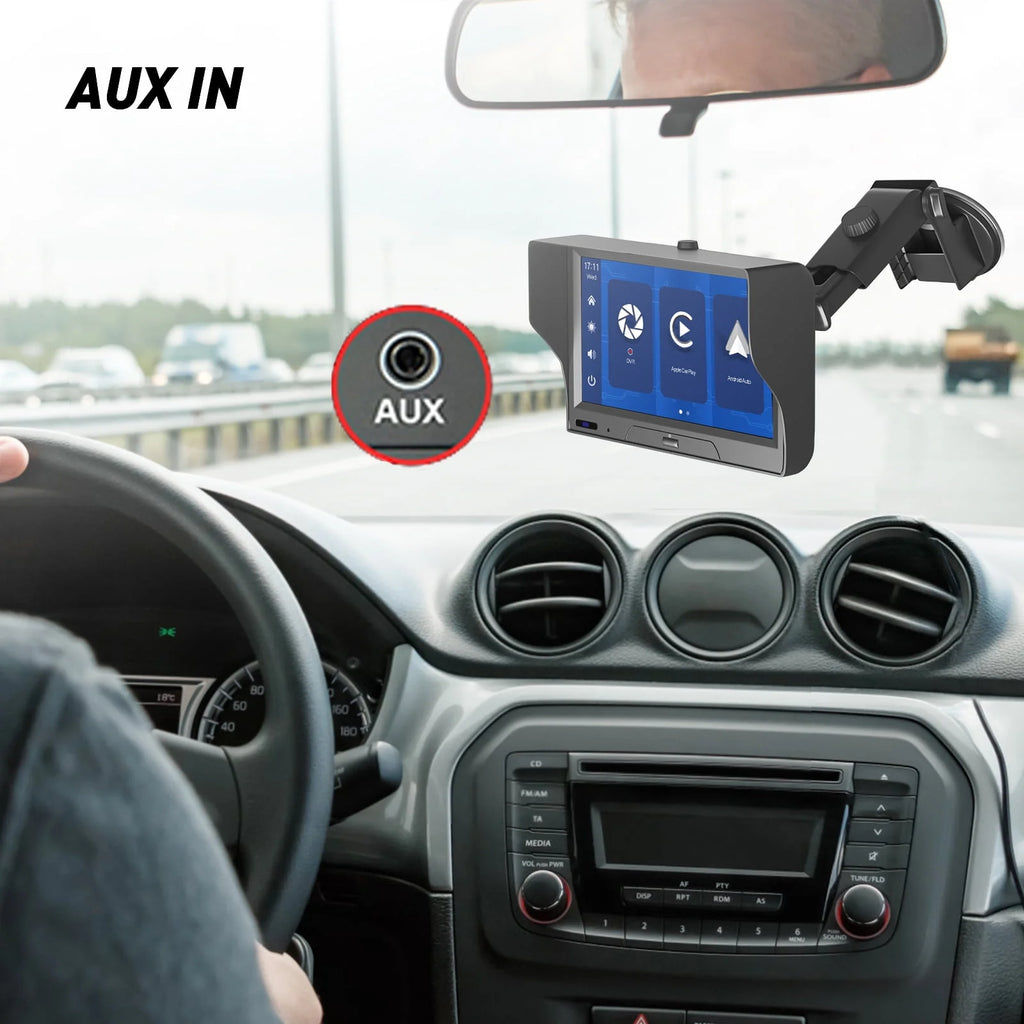 7 inch Touchscreen Wireless Apple Carplay Android Auto Dash Cam O765361