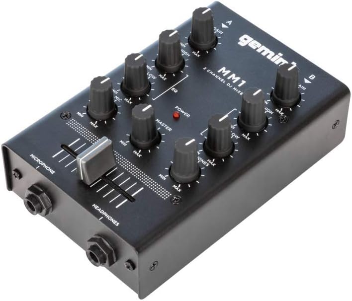 2-Channel DJ Podcast Mixer with Cross-Fader C5133