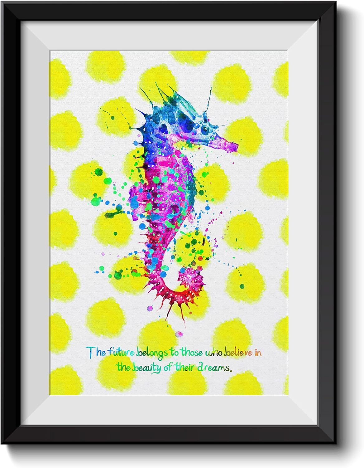 Pink Sea Animals Canvas Wall Art Z823770