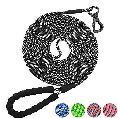 Rope Dog Leash with Swivel Lockable Hook C45430