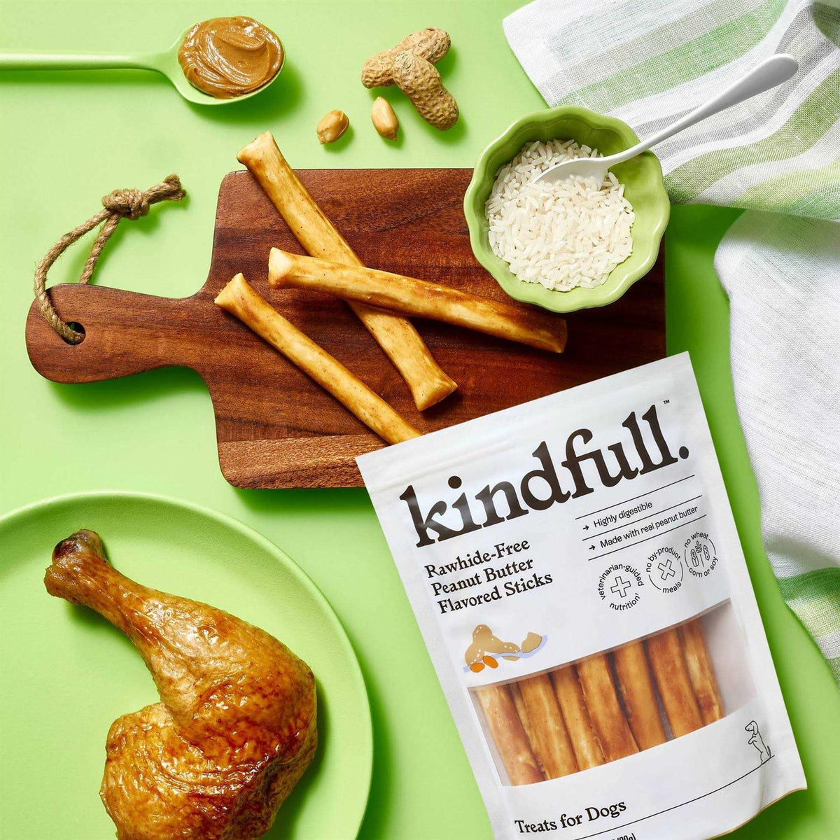 Rawhide-Free Recipe Stick Dog Treat Z371