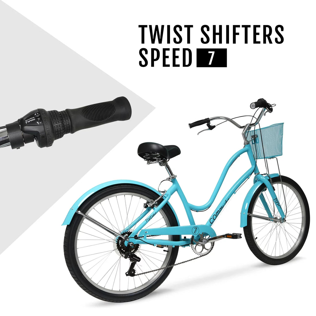 26 Woman's Commute Bike with Basket A4585