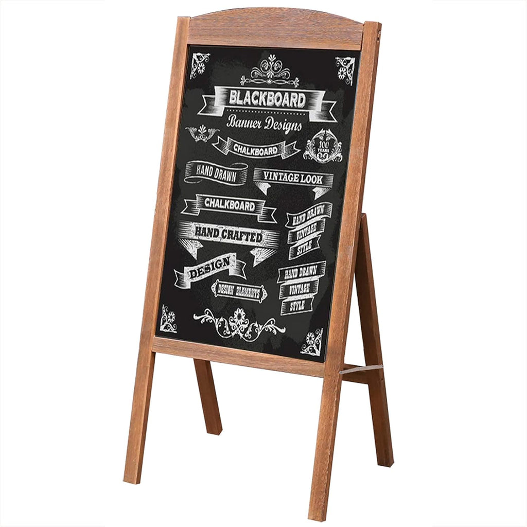 Large 35 x 17 Inch Wood A-Frame Chalkboard Sign R848