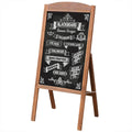 Large 35 x 17 Inch Wood A-Frame Chalkboard Sign R848