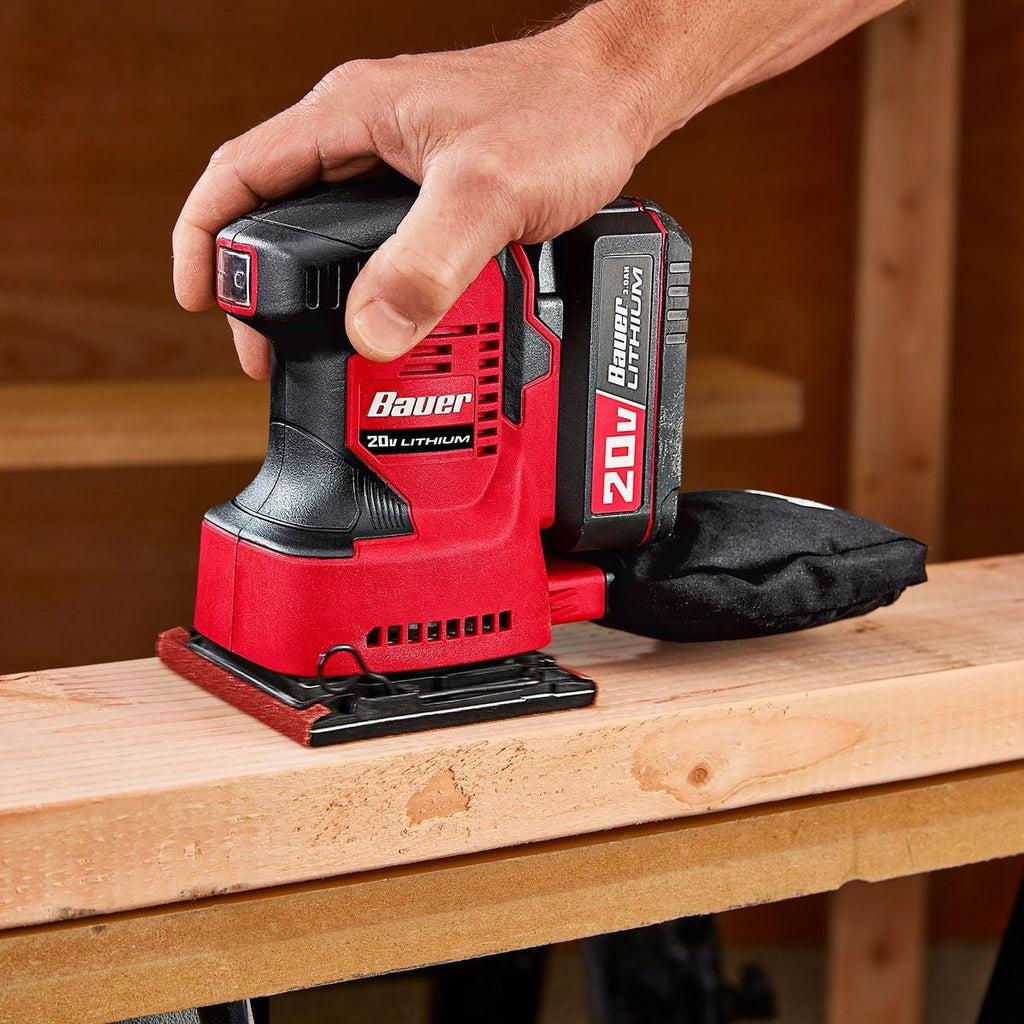 Cordless 1/4 Sheet Sander with Dust Bag E87607
