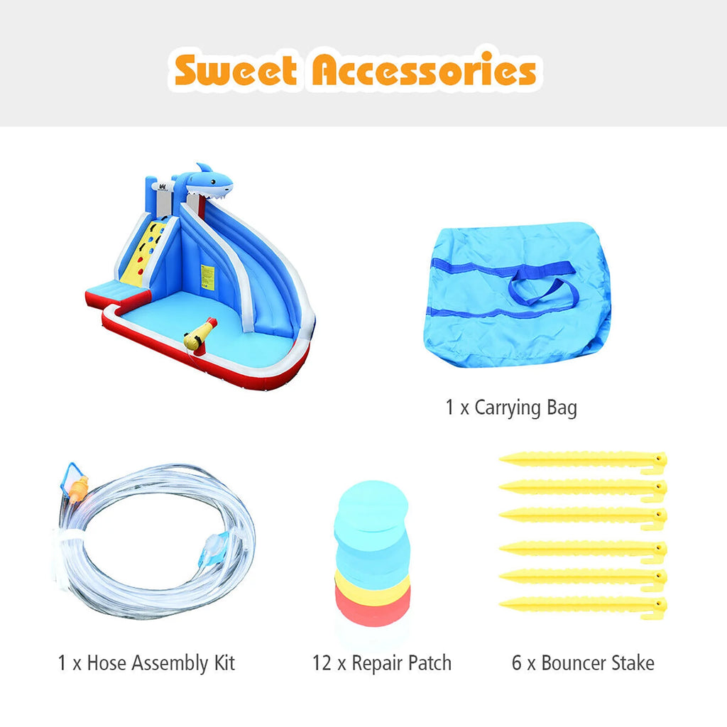 Inflatable Water Slide Bounce House Castle Splash Water Pool J16604