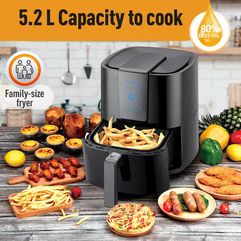 Black Digital Air Fryer S766869
