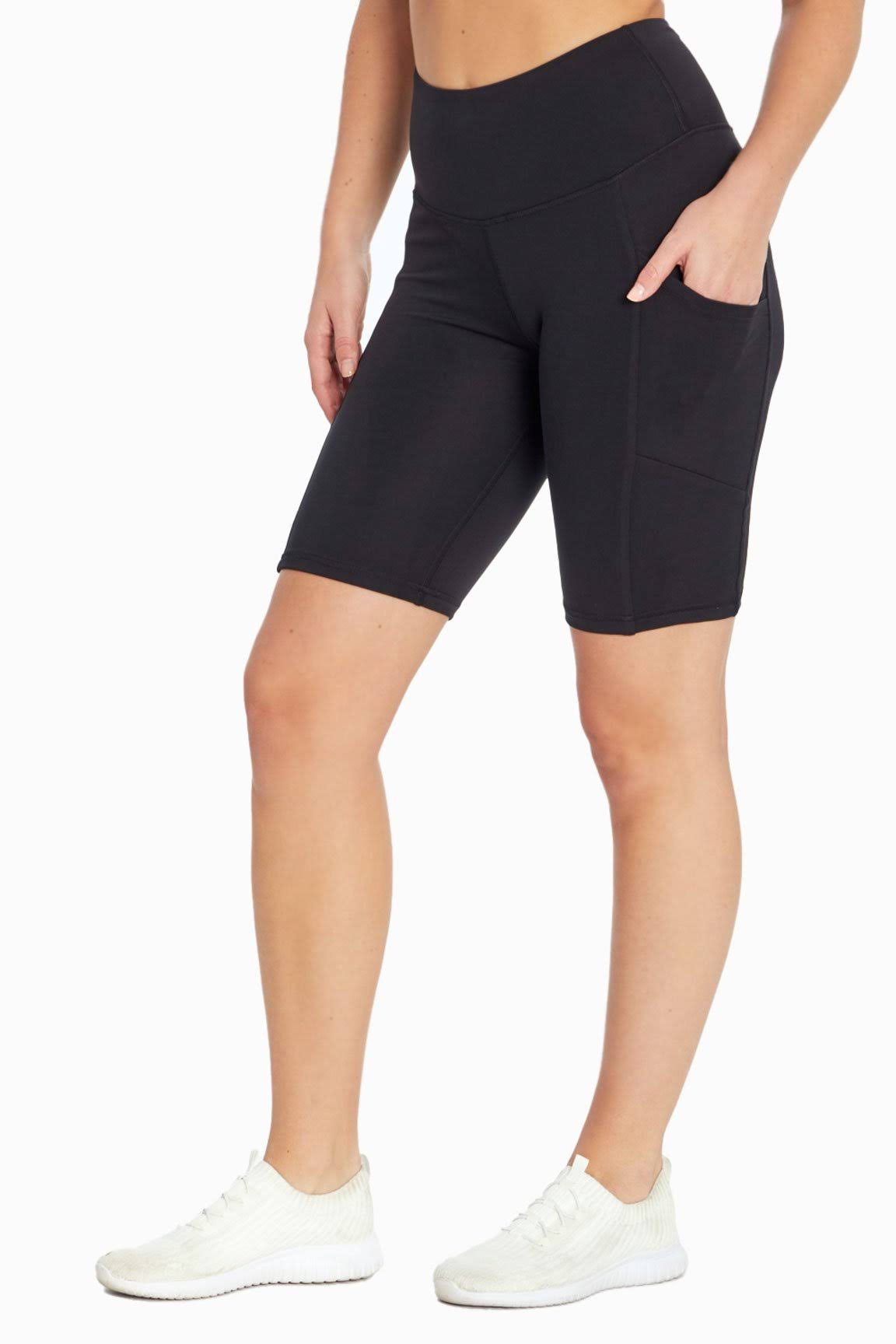 Black Tummy Control Bermuda T8790
