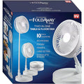 2-in-1 Adjustable-Height 40 in. Portable Rechargeable 3-Modes Pedestal Fan C308