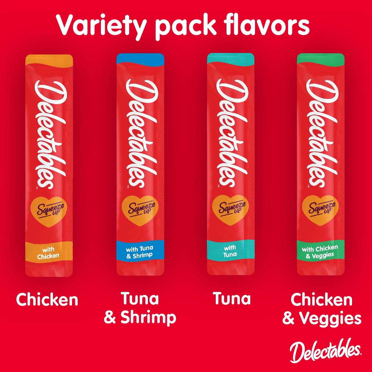 Lickable Wet Cat Treats Variety Pack R627189