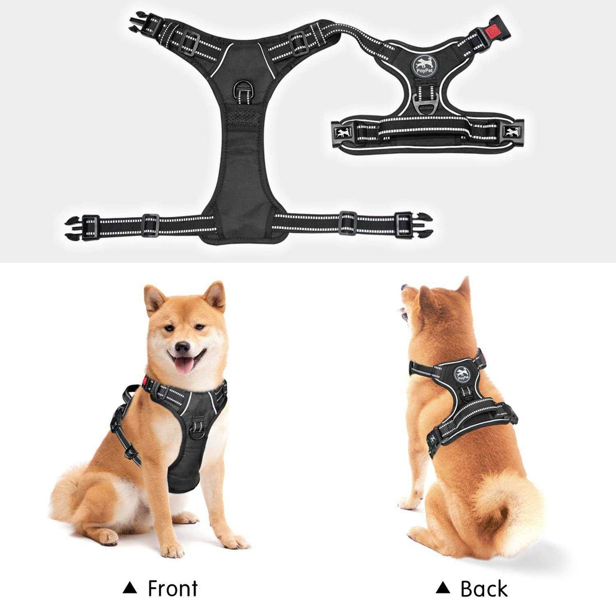 No Pull Reflective Dog Harness E340559