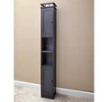 Slim Gray Bathroom Storage Cabinet N177527